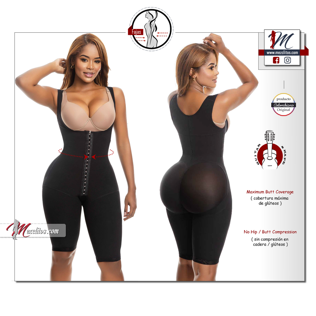  9334 Colombian Postpartum Girdles Post Surgery Compression  Garments After Liposuction Fajas Colombianas Postparto Abdominal Levanta  Pompis For Women Black L