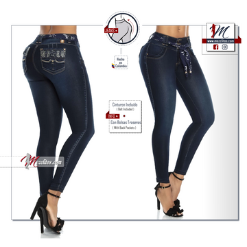 NYE Jeans Colombianos Levanta Cola Rasgados 63716