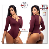 Bodysuits Reductoras 3401 (w/ faja) Wine - 100% Colombiano