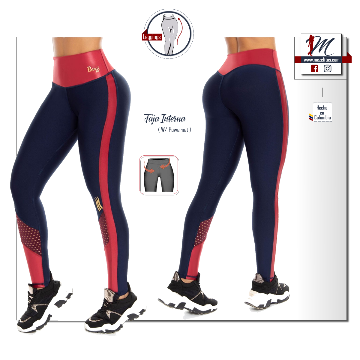 Sport Leggings w/ Ab Control 1073