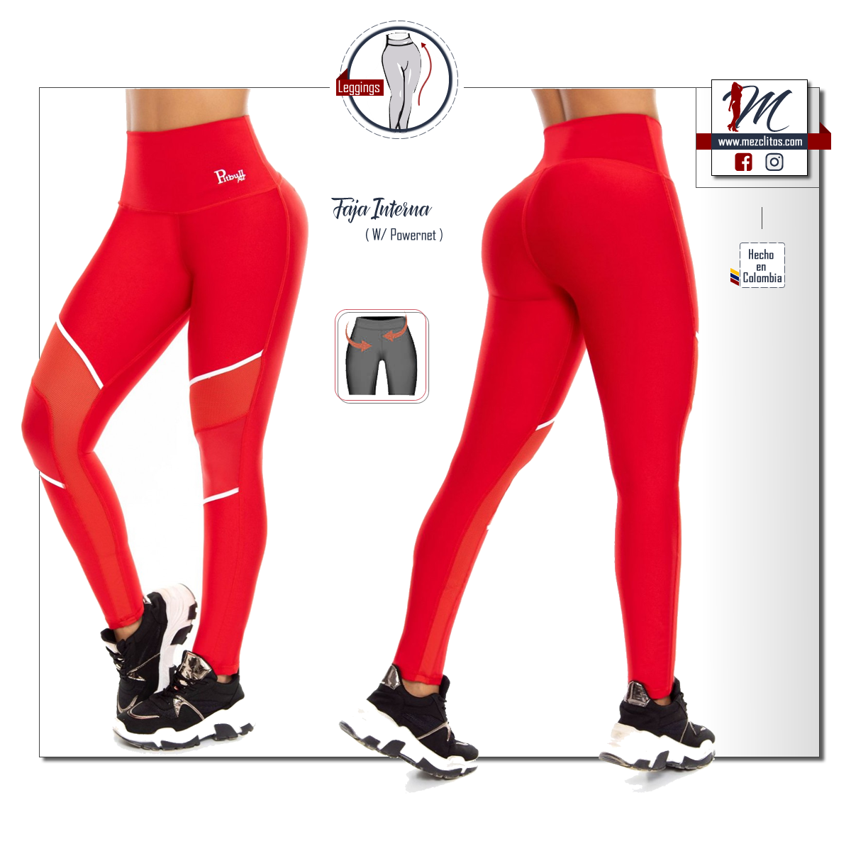 Sport Leggings w/ Ab Control 1101