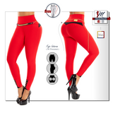 Leggings w/ Faja 2084 - Red (Rojo)