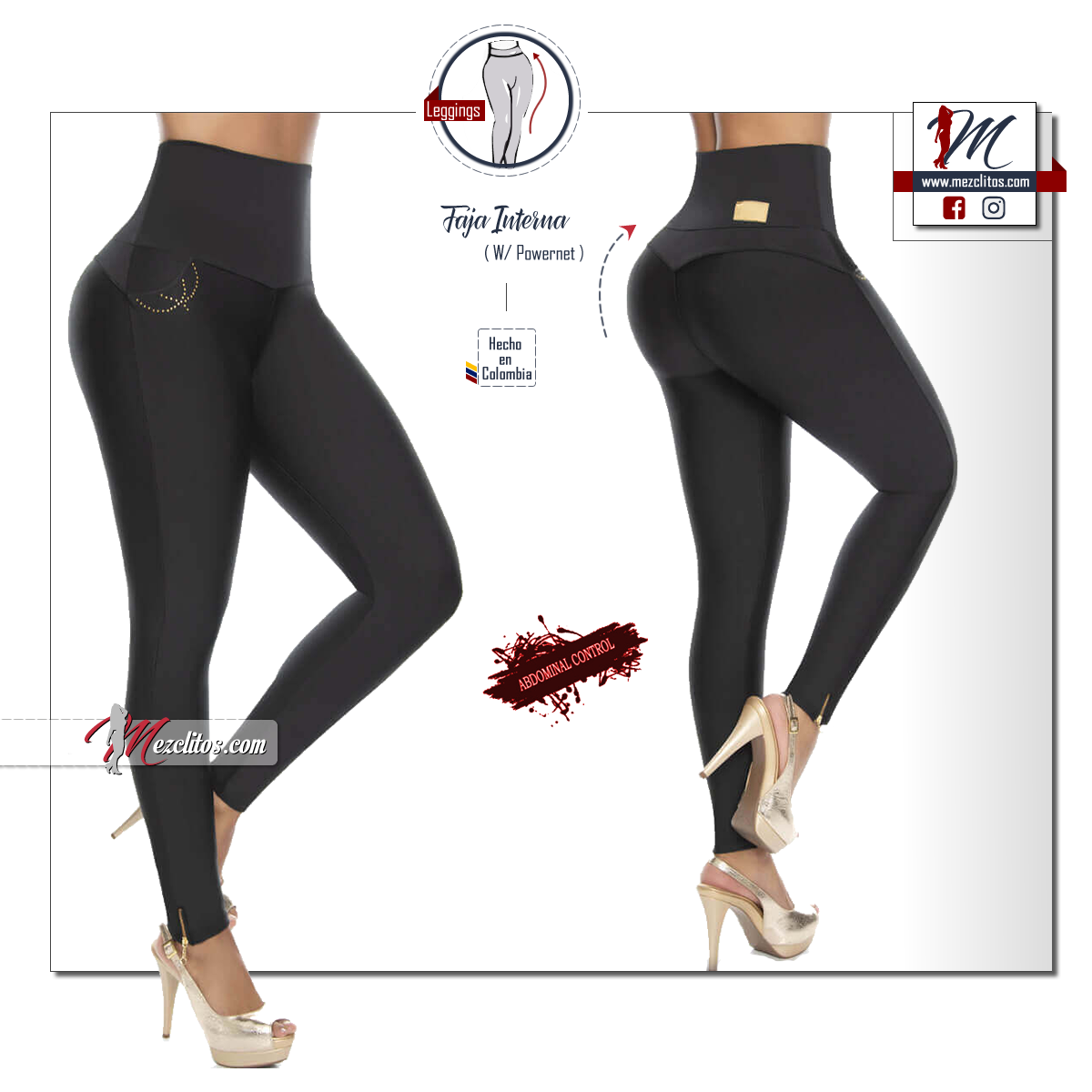 Pitbull Leggings LE916 - 100% Colombiano