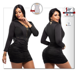 Bodycon Dress VR2314 - Black