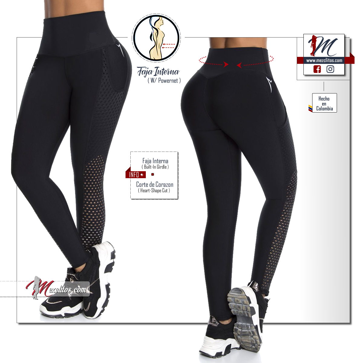 Leggings Deportivos DE1052 - 100% Colombiano