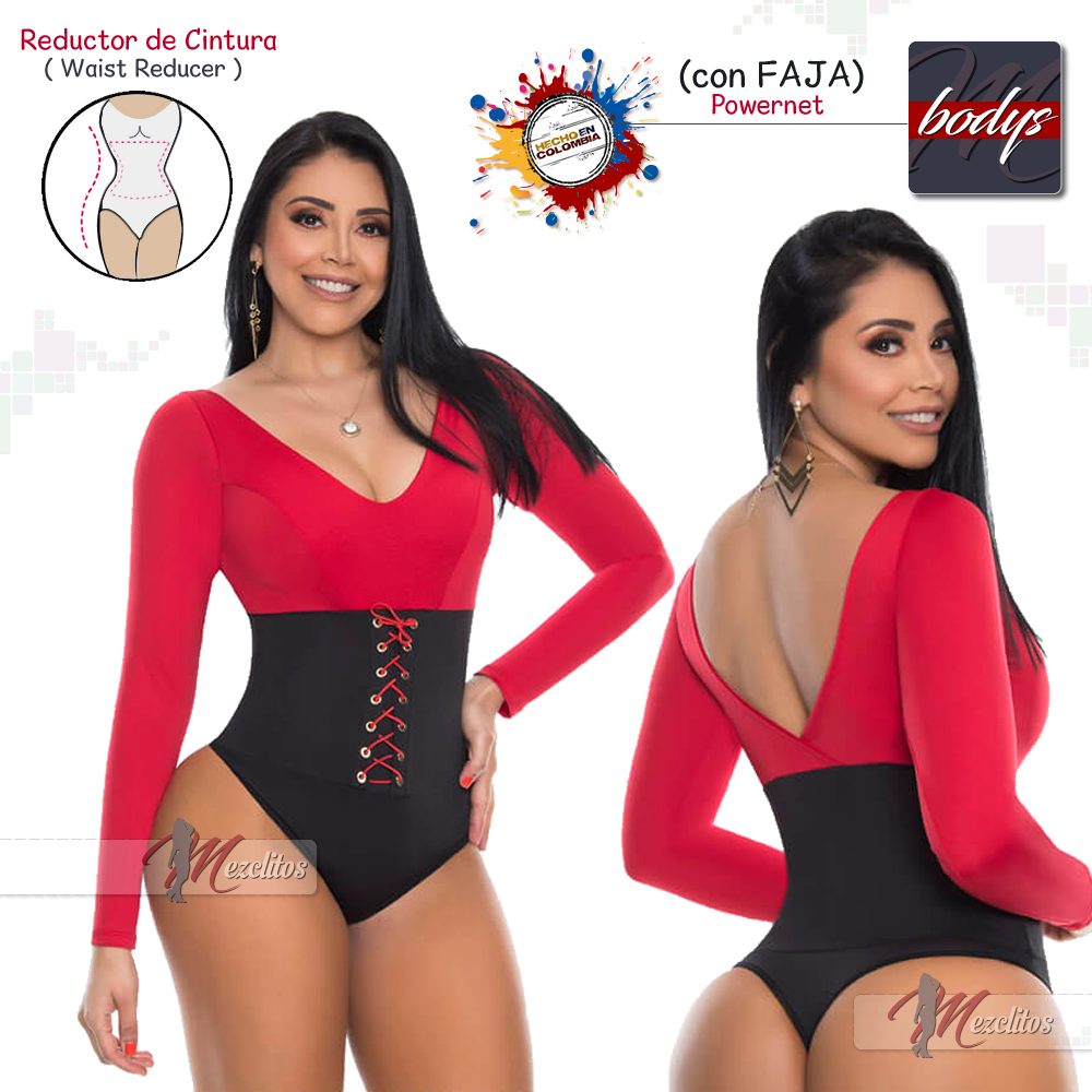 Body Blusa BD3275 Rojo 100 Colombiano Mezclitos