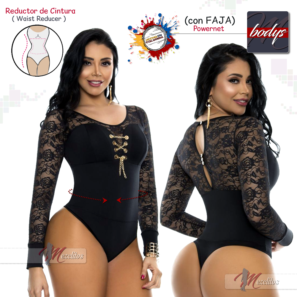 Bodysuit con Faja BD3285 - 100% Colombiano