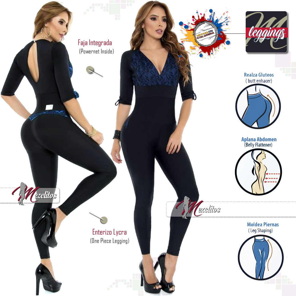 Enterizo Lycra 5041 100 Colombiano Mezclitos