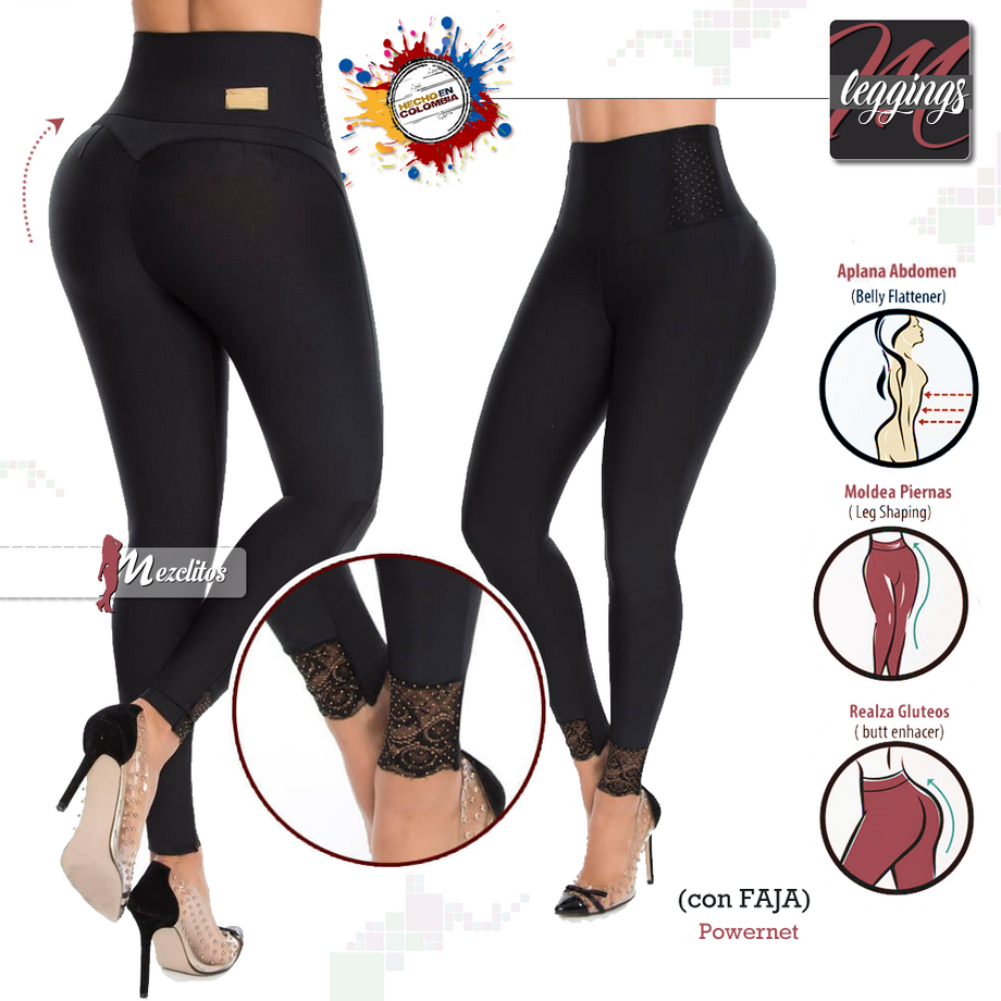 Leggings colombiano PITBULL 2105 NG- S\M\L\XL – Navarrete Fashion Llc
