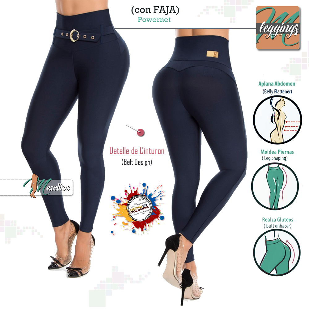 Pitbull Leggings LE818 (Navy) - 100% Colombiano