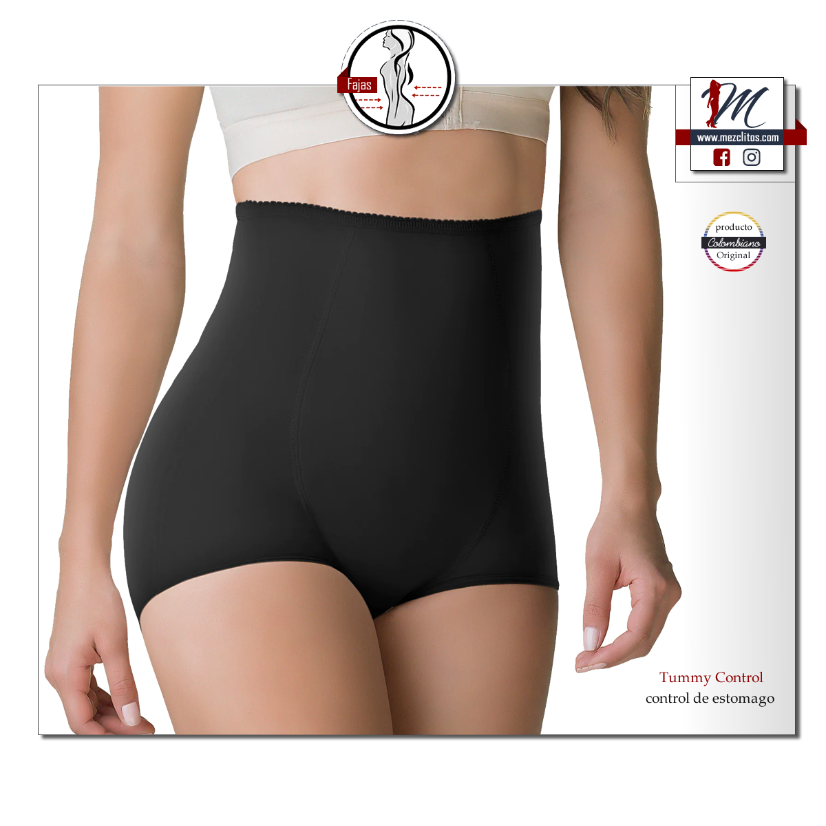 ROMANZA 2012  High Waisted Tummy Control Shorts – Mezclitos