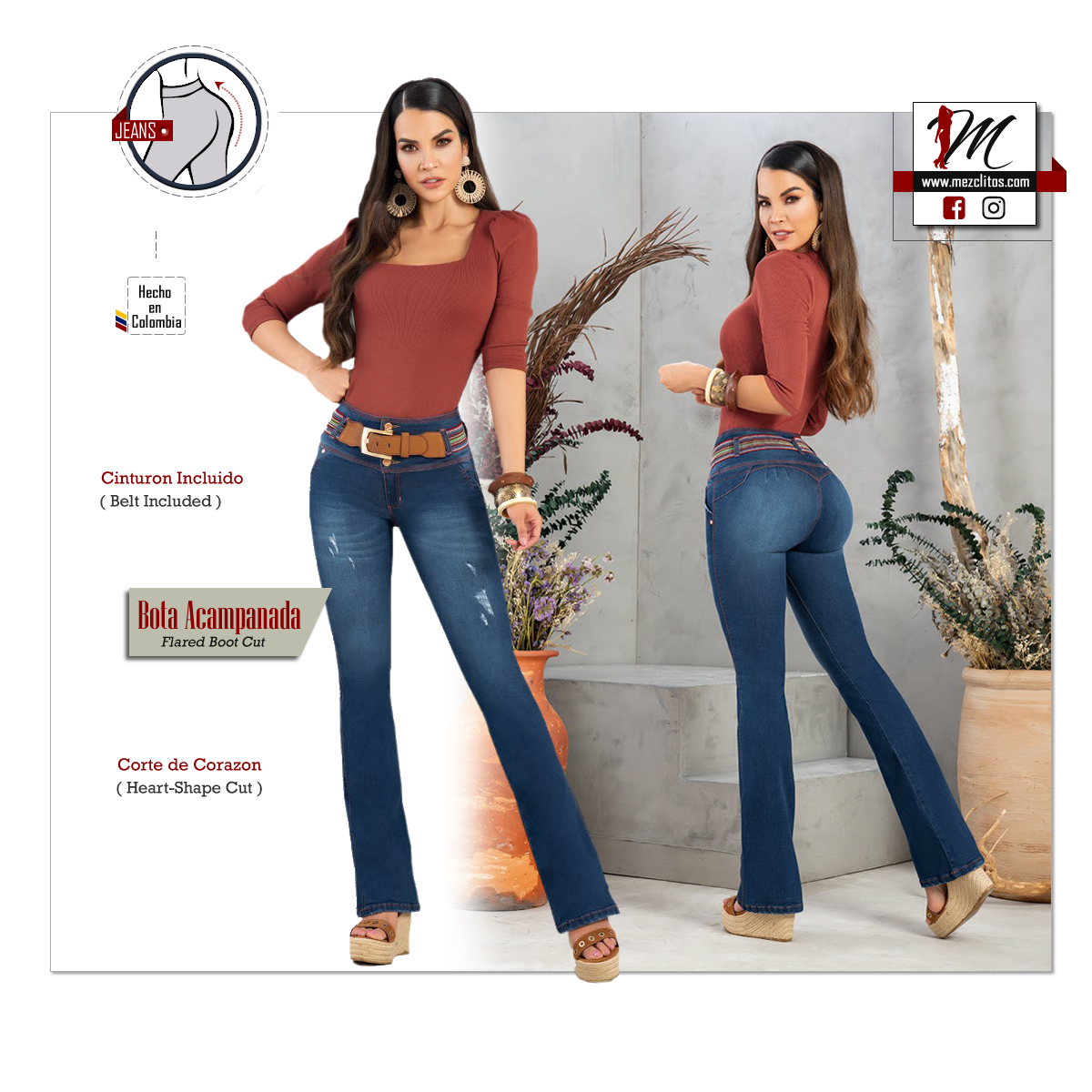 Seven7 Jeans Colombianos 1046