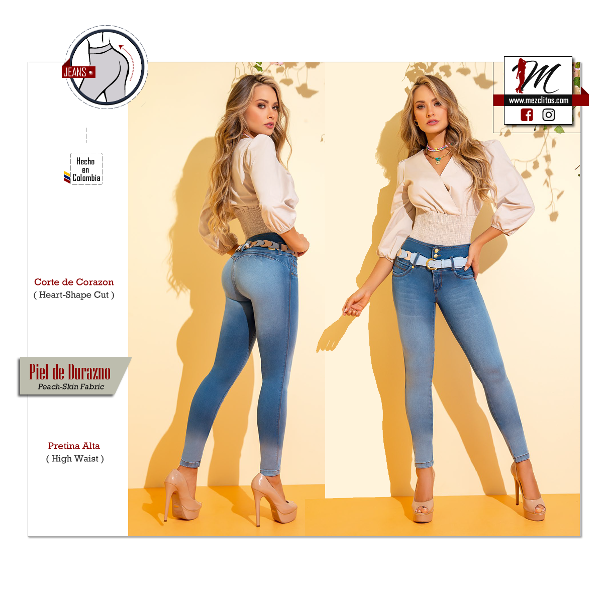 Seven7 Jeans 1079 - 100% Colombianos – Mezclitos