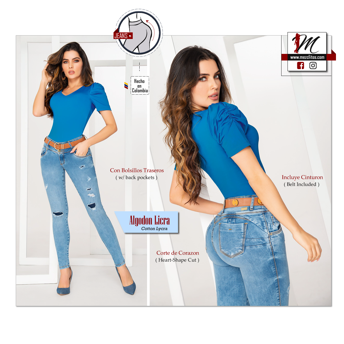 Seven7 Jeans 1173 - 100% Colombiano