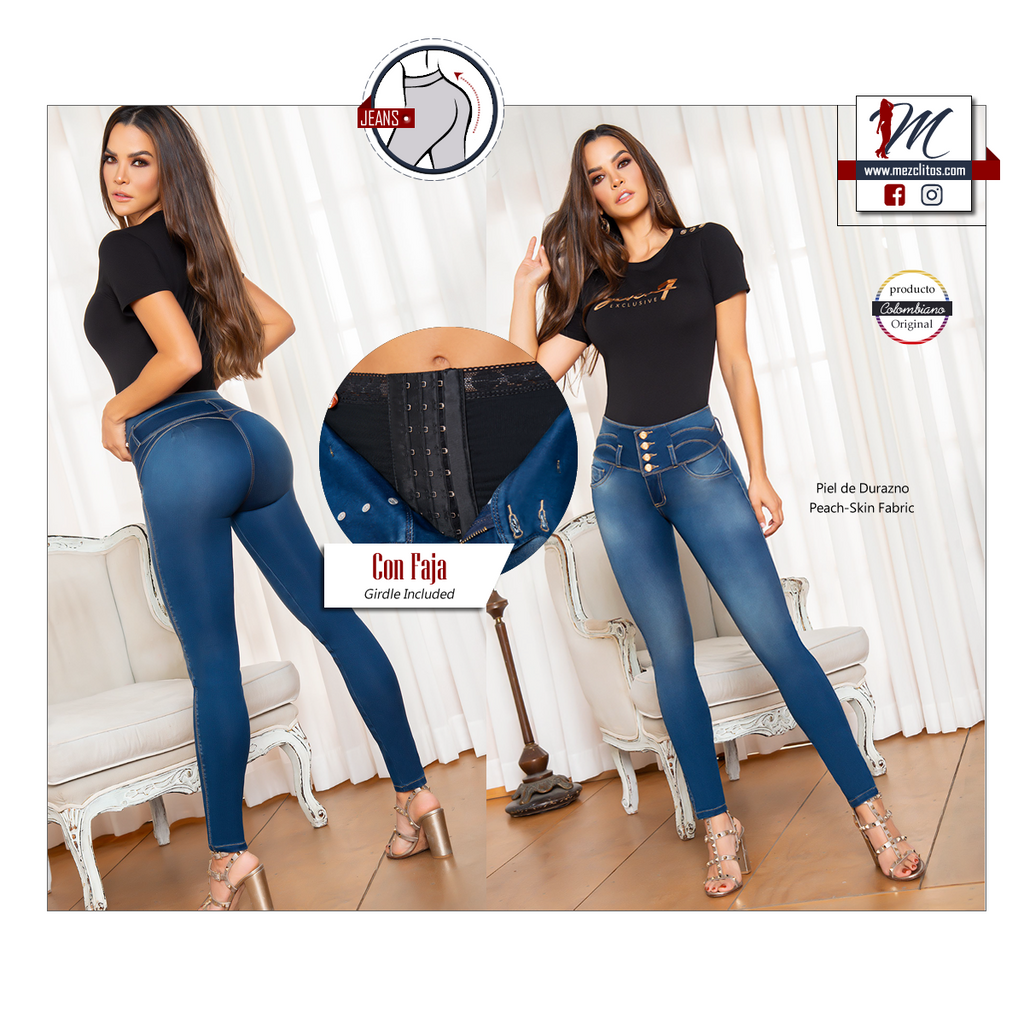 Seven7 Jeans Colombianos con FAJA 1340 – Mezclitos