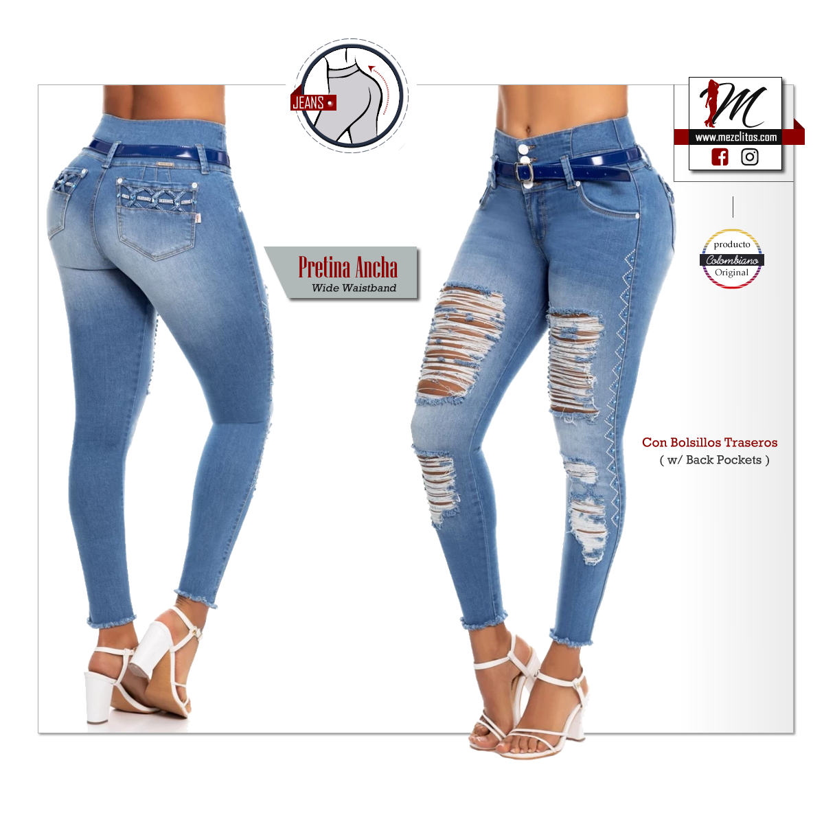 WOW Jeans 803538 - 100% Colombianos