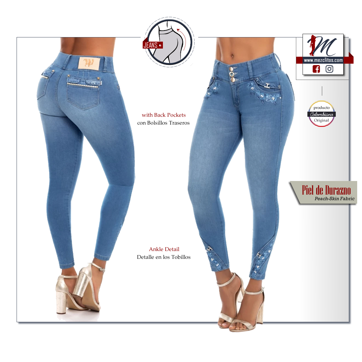 WOW Jeans 803648 - 100% Colombianos