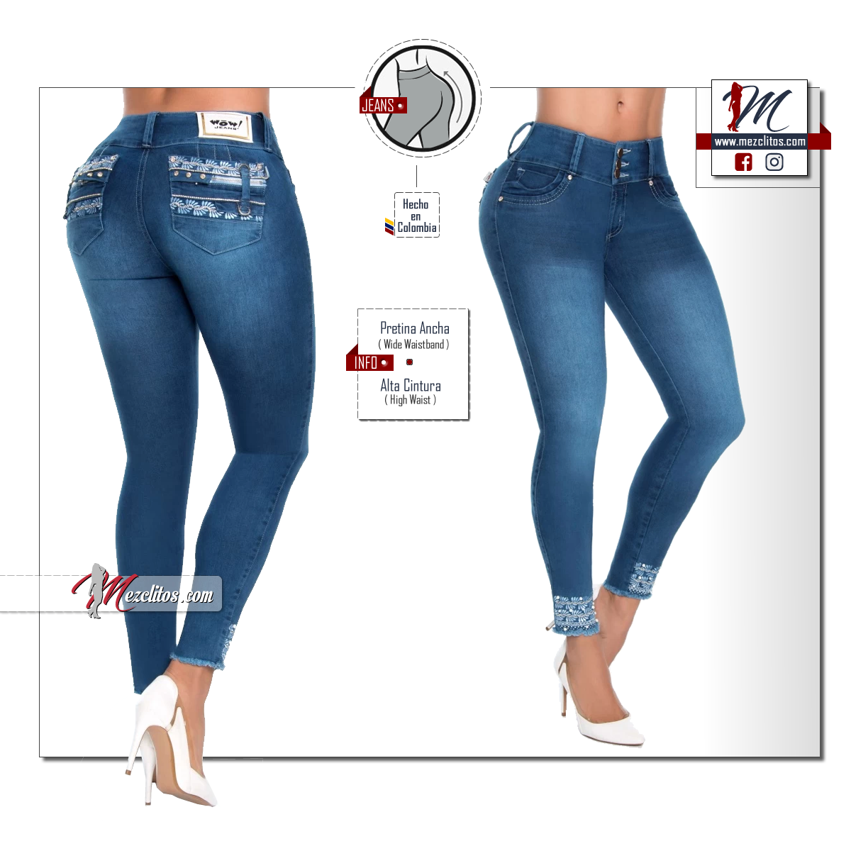 WOW Jeans 800208 - 100% Colombiano