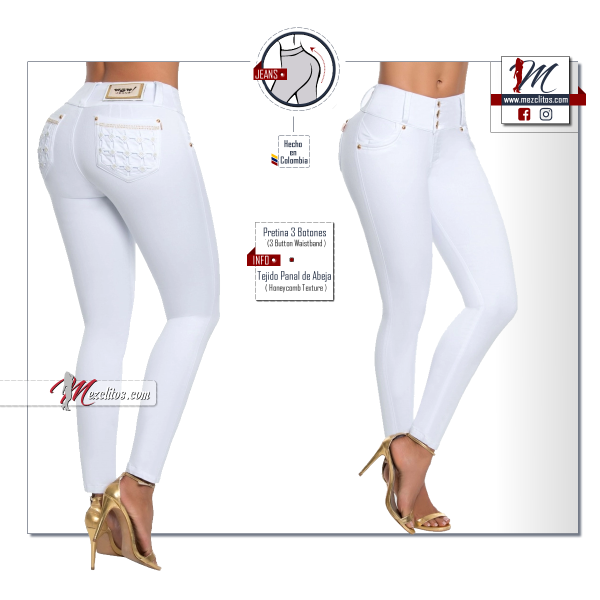 WOW Jeans 800608 - 100% Colombiano