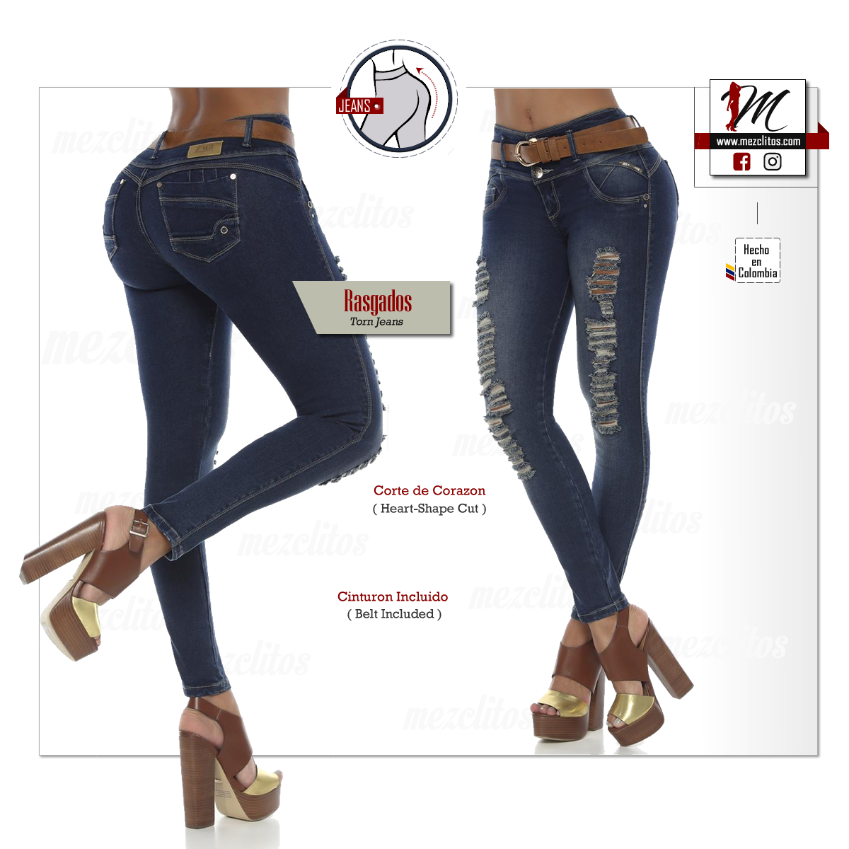 Zagi  Jeans 6057 - 100% Colombianos