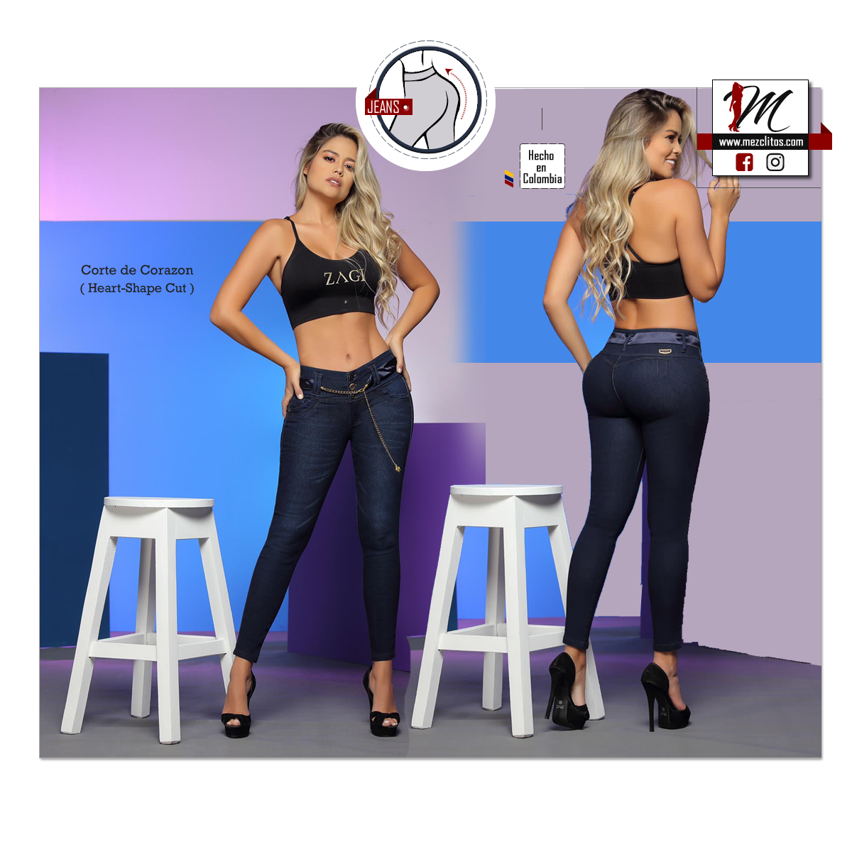 Zagi Jeans 6077 - 100% Colombiano