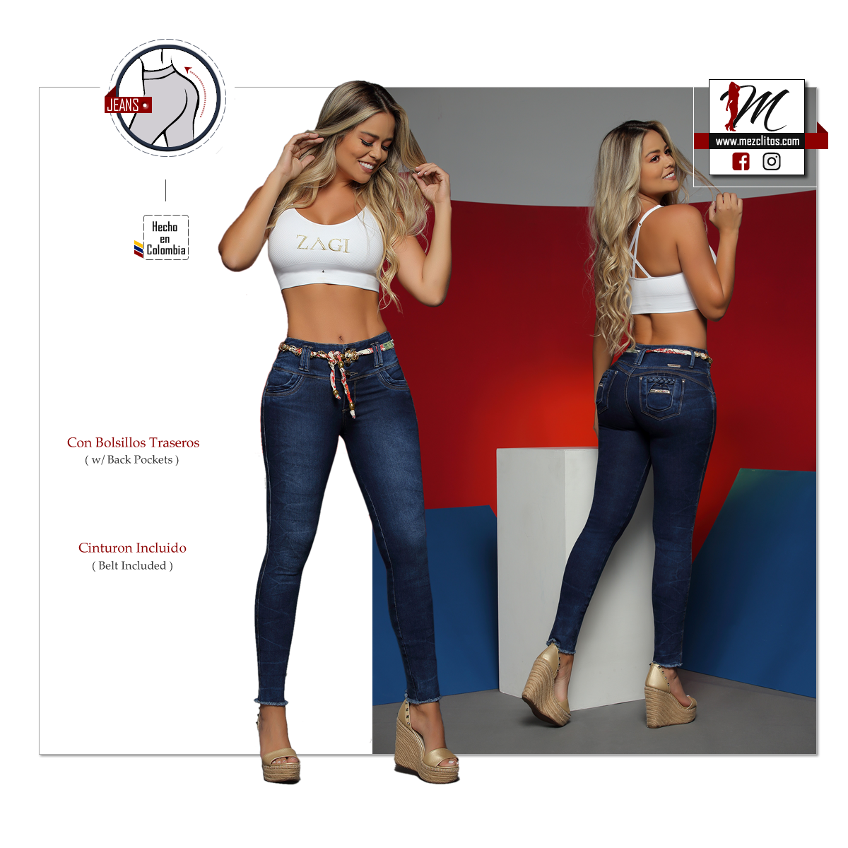 Zagi Jeans 6082 - 100% Colombianos