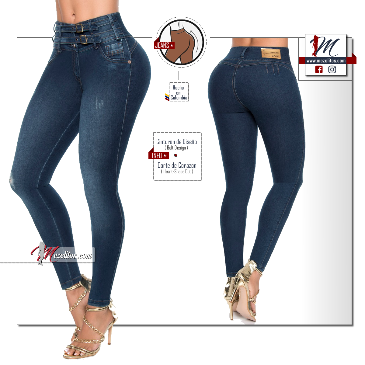 Zagi Jeans ZG6019 - 100% Colombiano