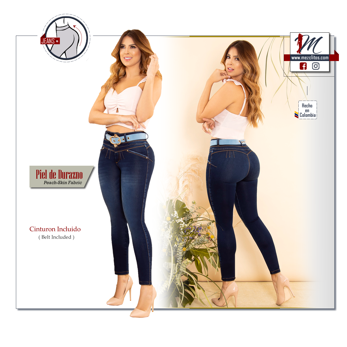 Zaika Jeans 4502 - 100% Colombianos