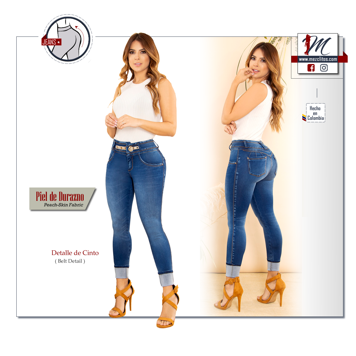 Zaika Jeans 4518 - 100% Colombiano